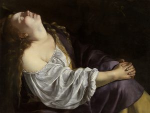 Artemisia Gentileschi Maddalena in estasi 